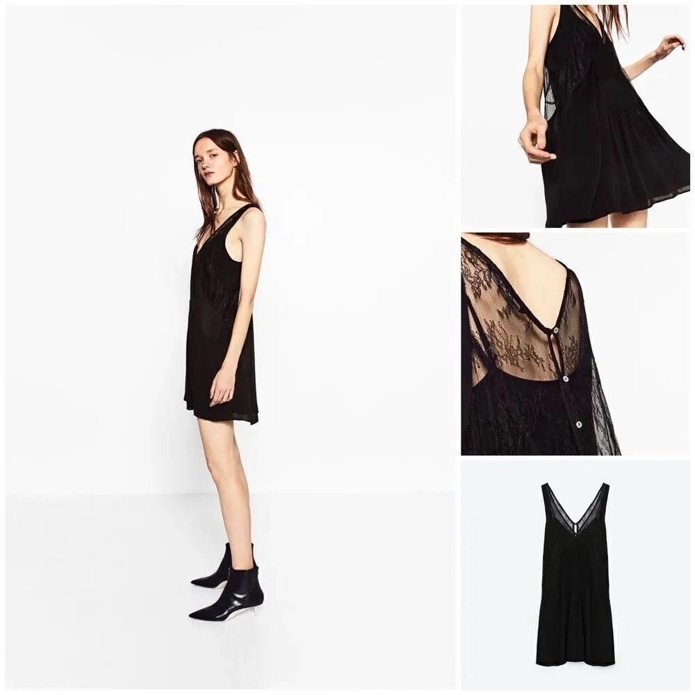 ✨ZARA MINI CAMISOLE DRESS✨ - Picture 4 of 6